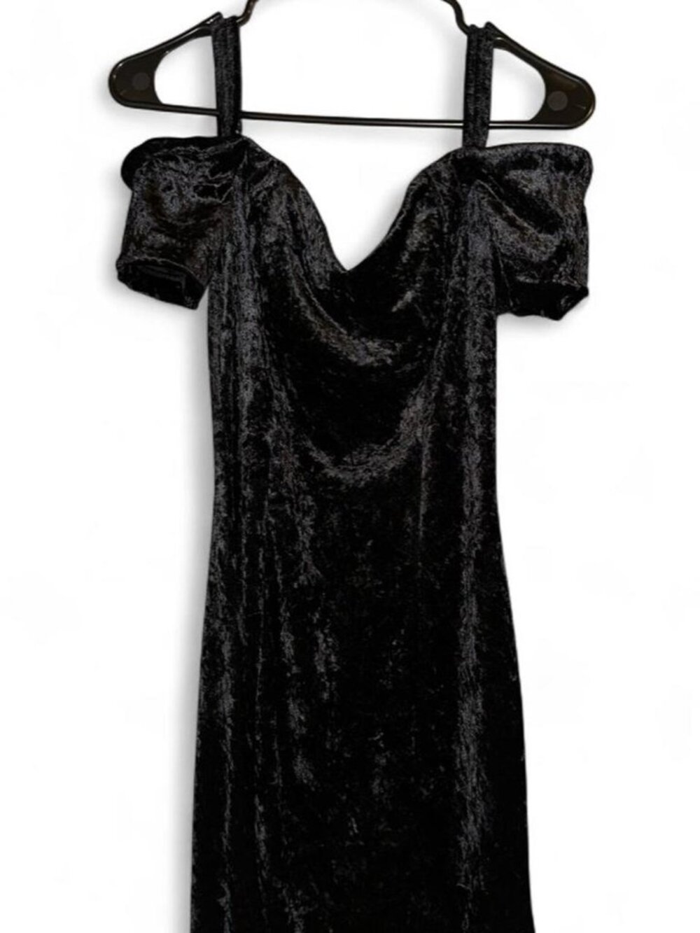 Vintage All That Jazz Black Velvet Dress